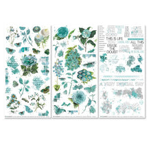Load image into Gallery viewer, 49 and market teal rub on transfer
