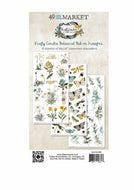 49 and market Krafty Garden Botanical rub on transfer