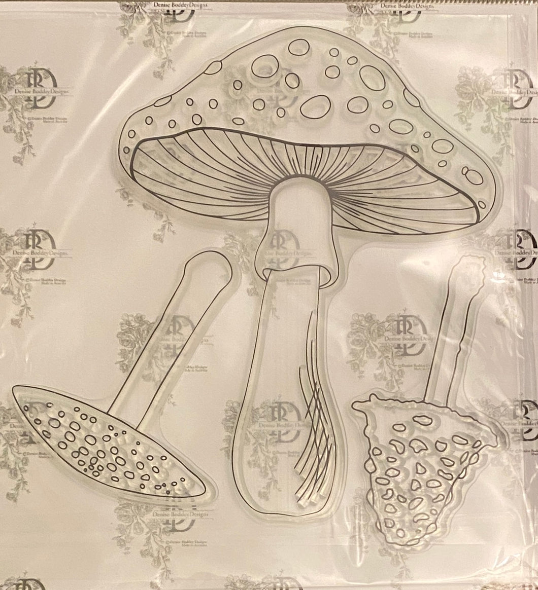 Mushroom stamp set 3