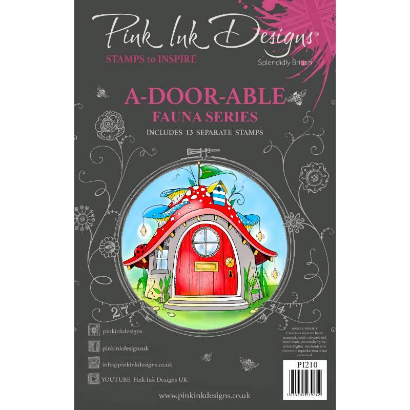 Pink ink Designs A- Door-Able Fauna Series 13 separate stamps