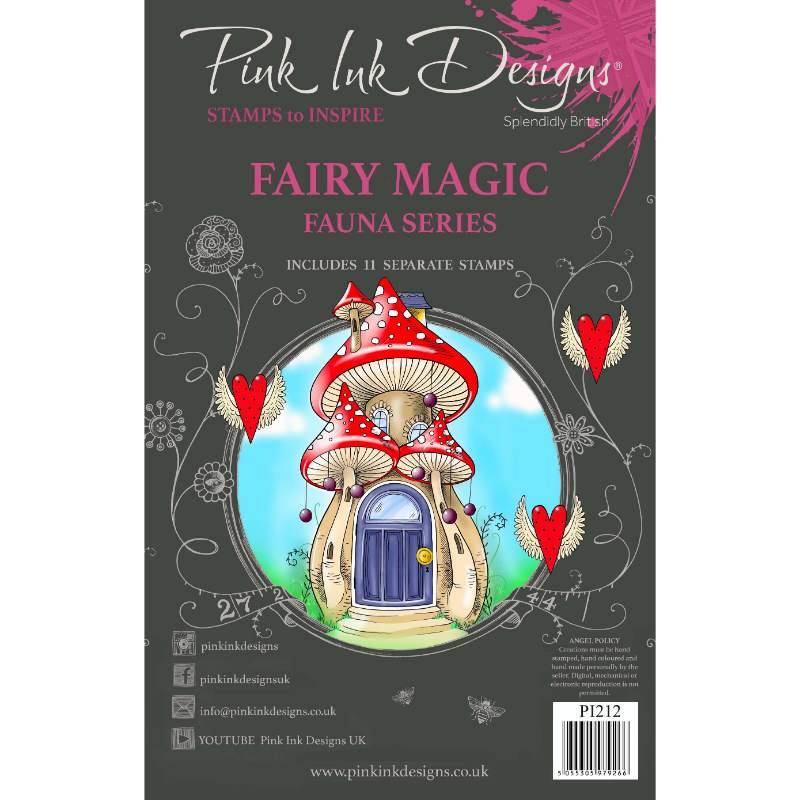 Pink Ink Designs Fairy Magic 11 separate stamps