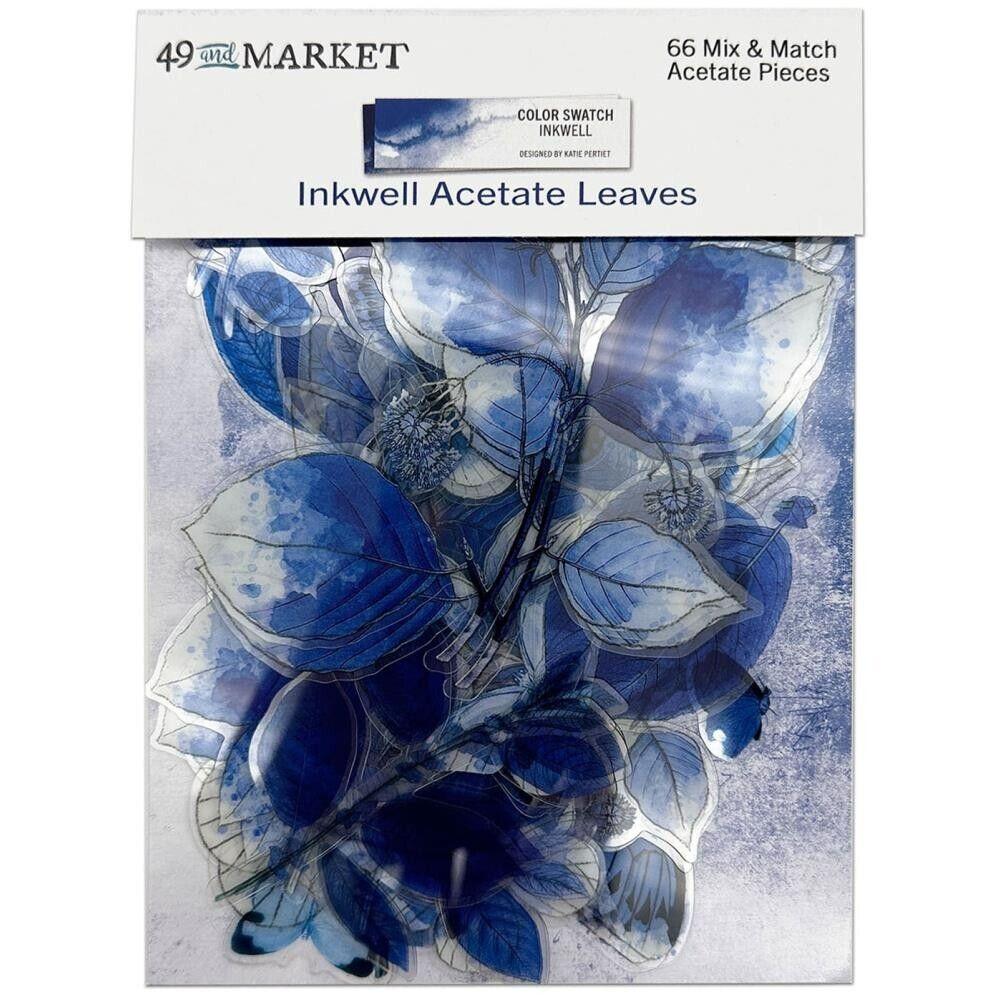 49 & Market Inkwell Acetate Leaves 66 pce