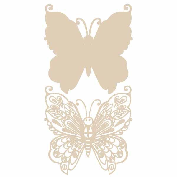 Craft Barn Die and stamp Small Butterfly