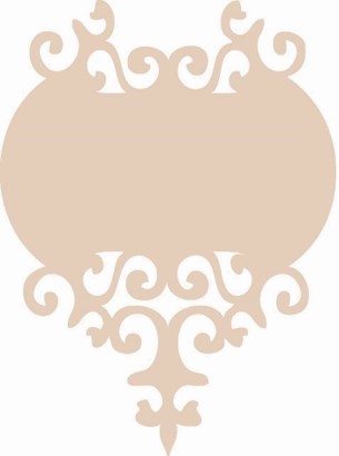 Ornate Scroll Label – Denise Boddey Designs