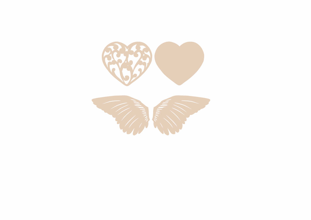 Heart and Wings medium